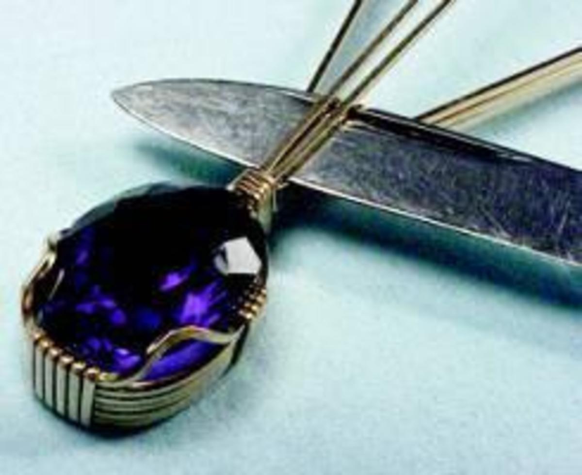 Beautiful Wire Wrapped Jewellery How to Wire Wrap a Faceted Gemstone