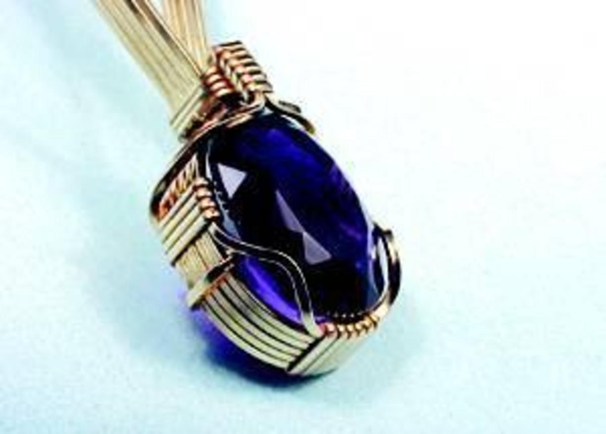 Beautiful Wire Wrapped Jewellery How to Wire Wrap a Faceted Gemstone Pendant HubPages
