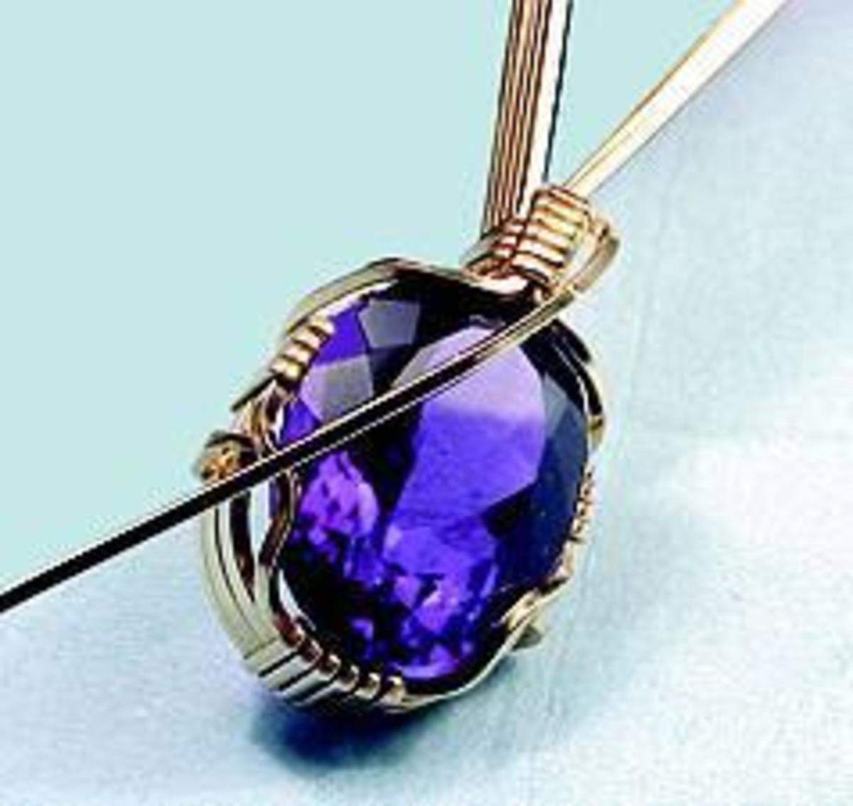 Beautiful Wire Wrapped Jewellery How to Wire Wrap a Faceted Gemstone