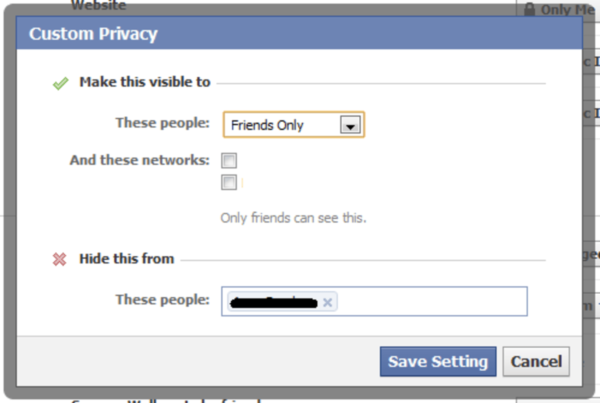how to block someone from seeing your posts