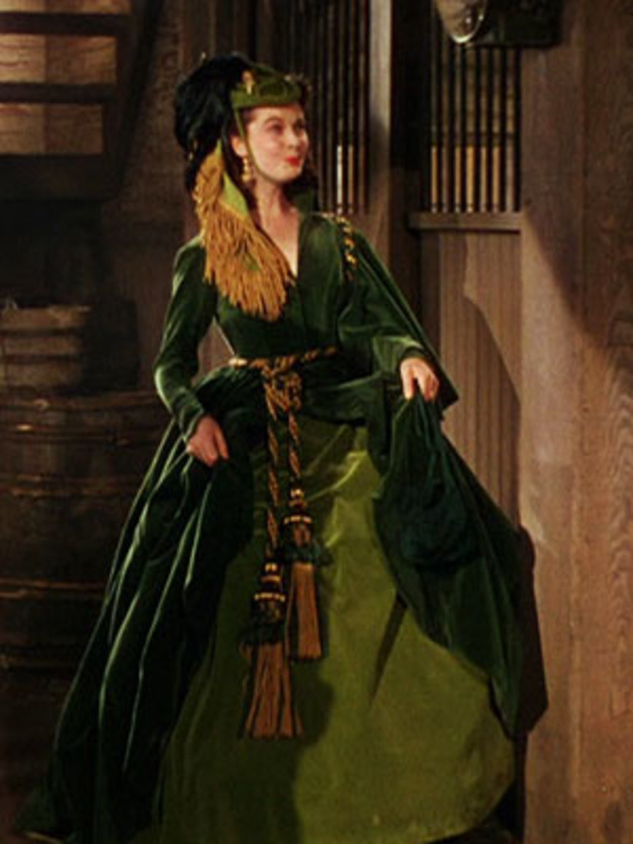 Scarlett Ohara , Vivien Leigh & The Costumes of Gone with the Wind