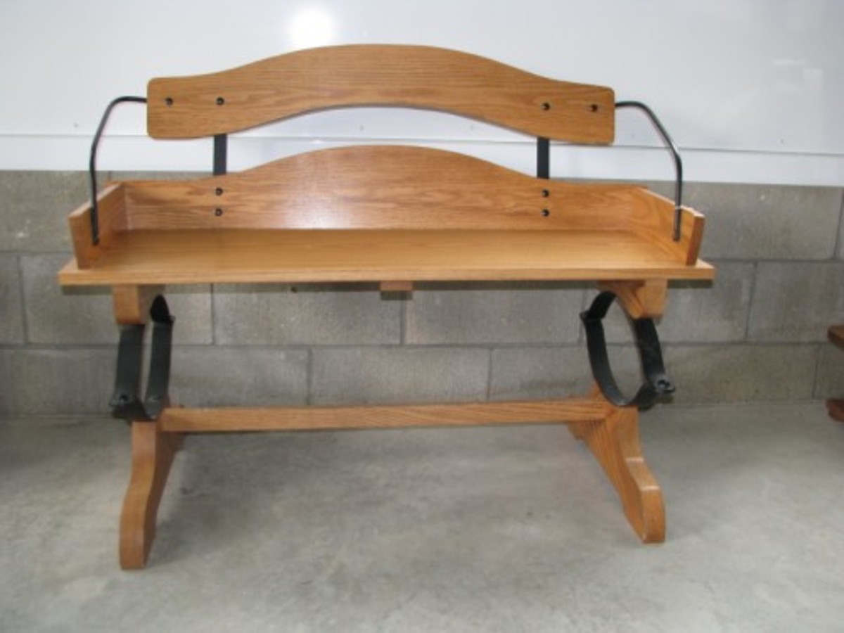 Oak Buggy, Wagon, Buckboard Bench Seat