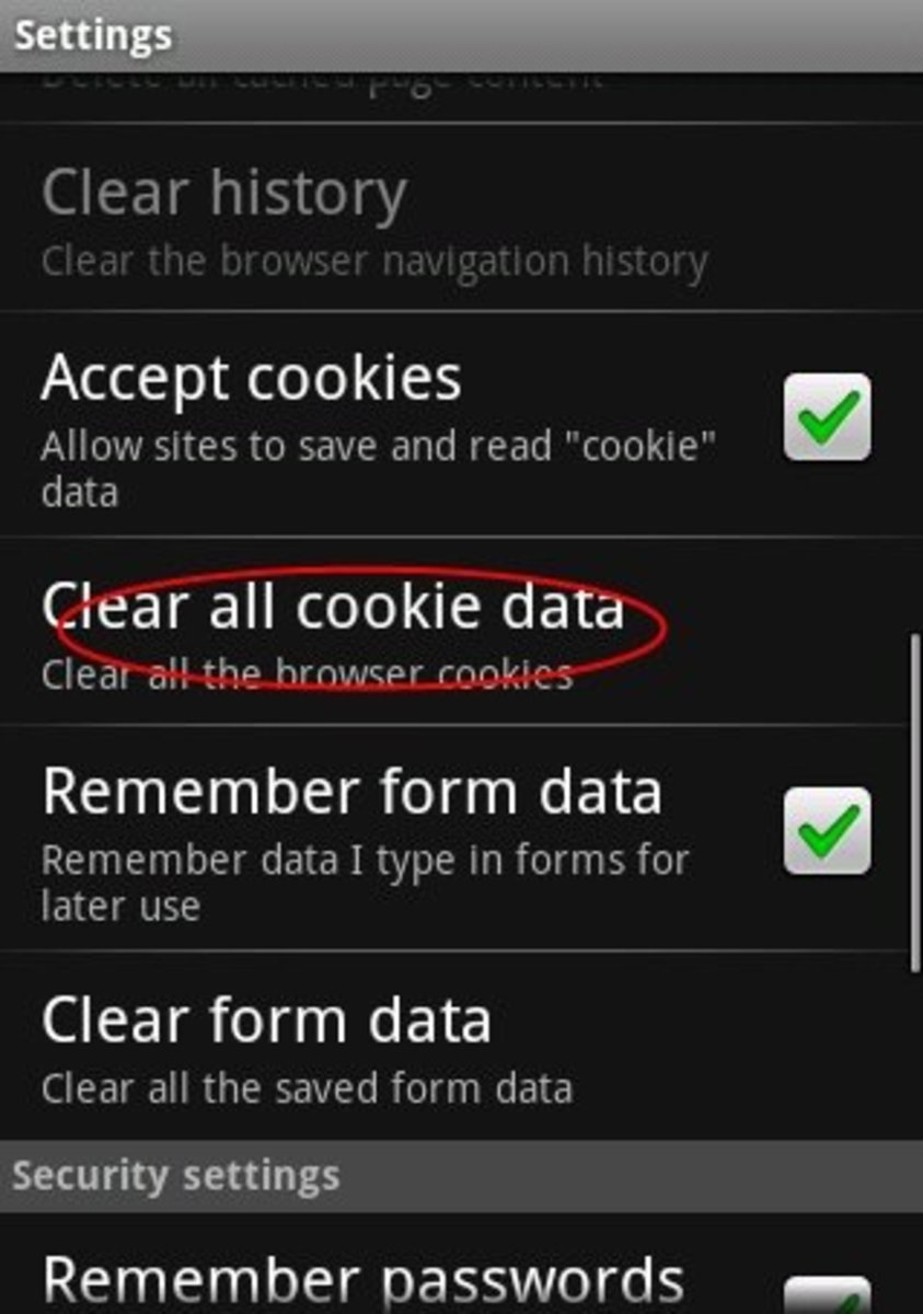 How to delete cookies on Droid or Android phones HubPages
