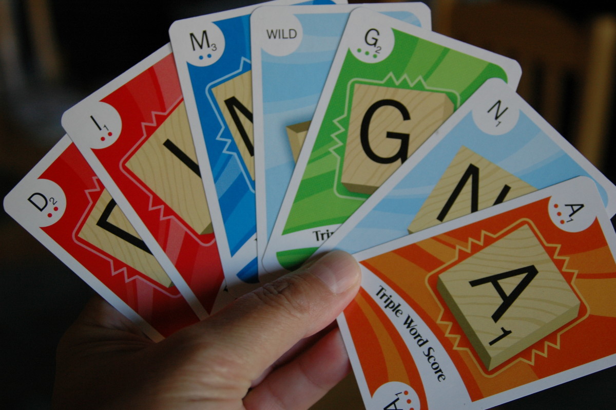 Card Games For The Whole Family Scrabble Word Play Poker A Card Game