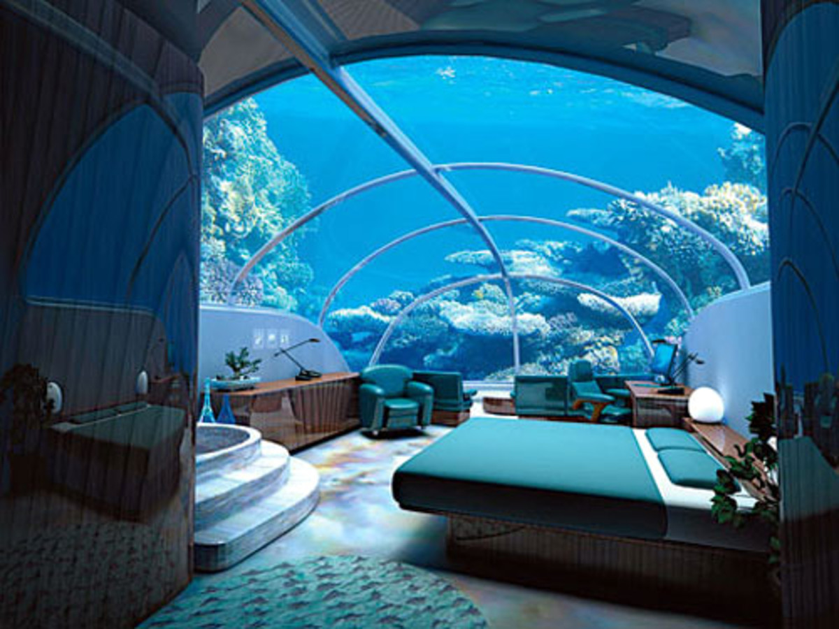 Hotels, The Worlds Ultimate Underwater Hotels, Fiji, Dubai & Florida