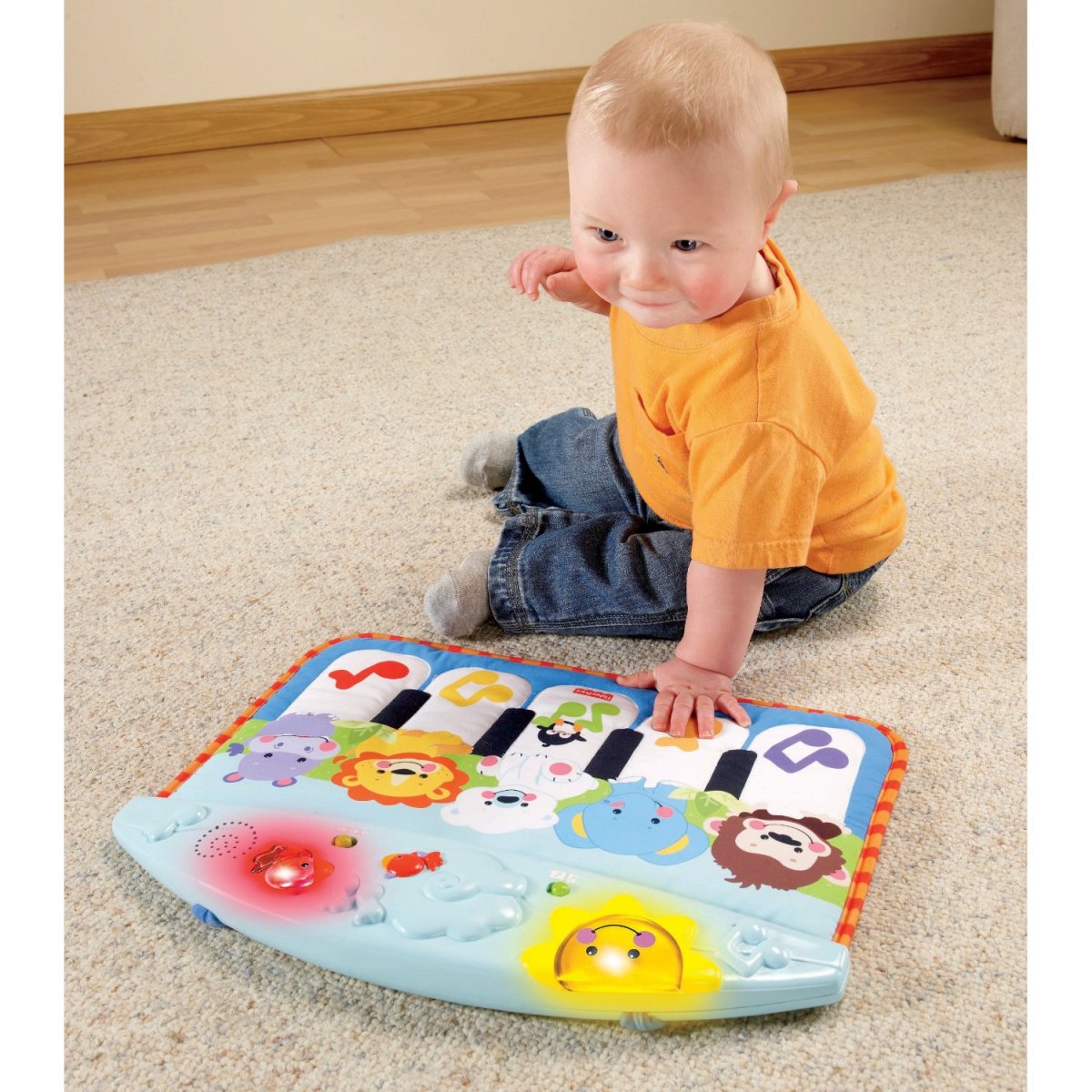 Fisher Price Kick Gym and Kick and Play Piano, Great First Baby Lay