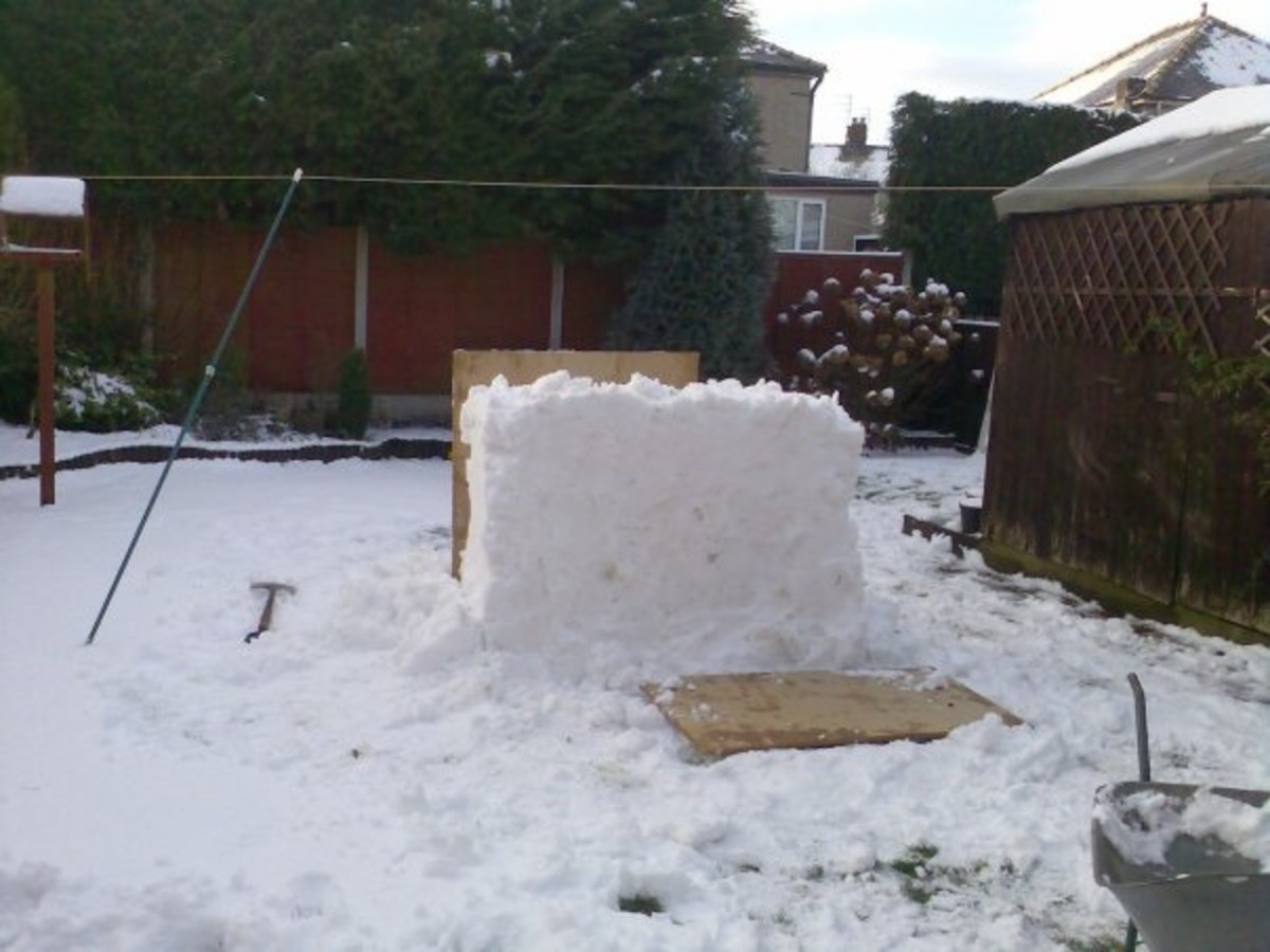Easy Snow Sculpture Ideas & Designs - How To Create A Basic Snow Sculpture