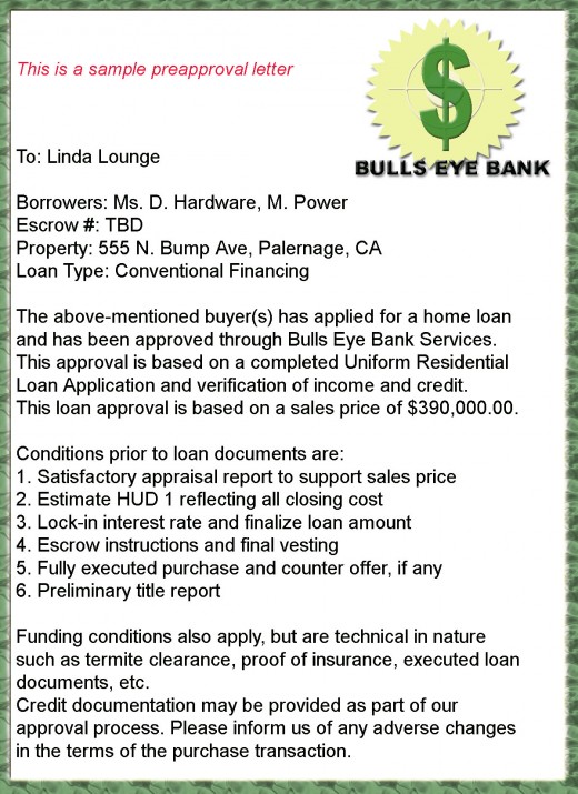 How To Get a Home Loan Preapproval Letter HubPages