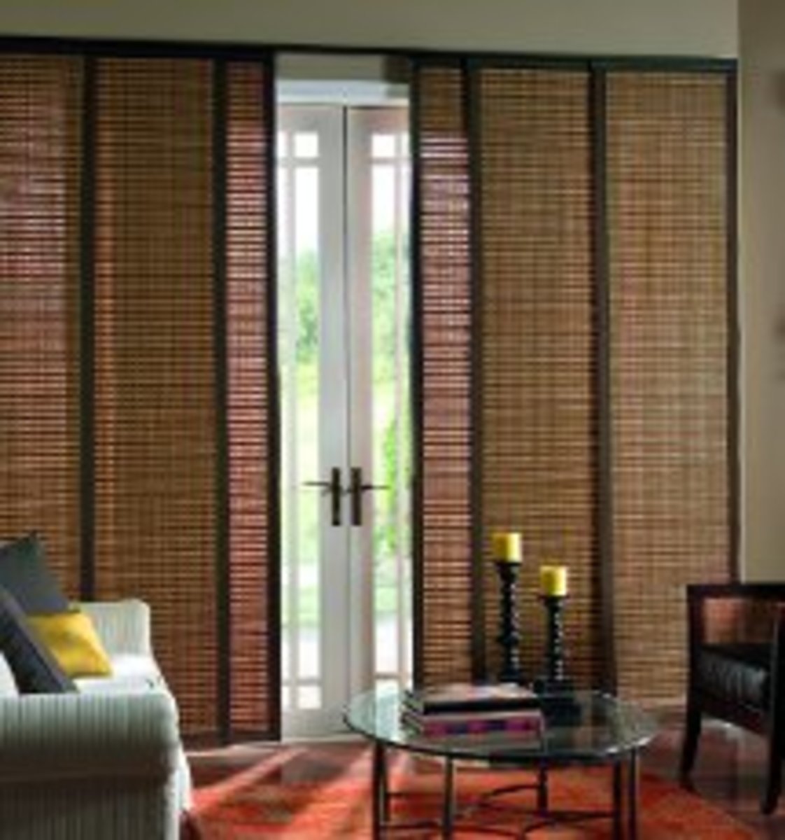 Bamboo Shades A Natural Setting