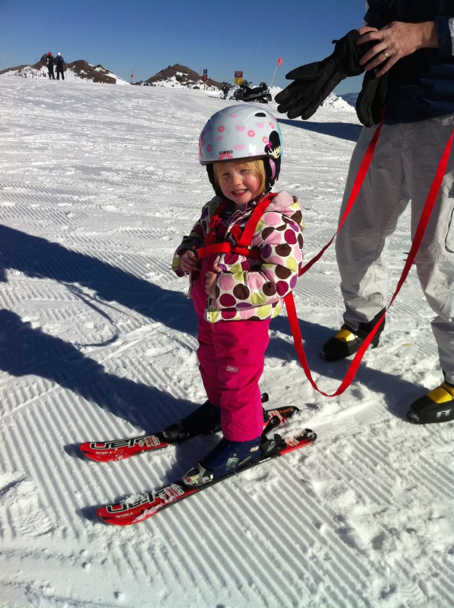How to Teach a Kid to Snow Ski Using a Harness SkyAboveUs