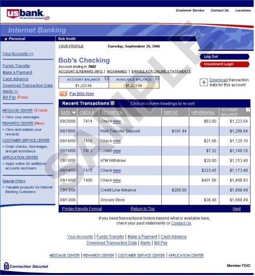 My US Bank Online Banking Account Review HubPages