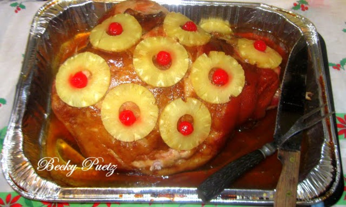 How to Make Glazed Ham With Pineapple and Cherry Garnish Delishably