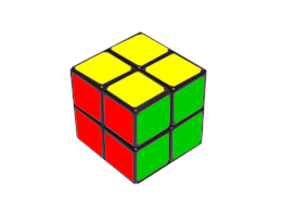 How To Solve A 2x2x2 Rubiks Cube Mini Cube 2x2 Rubik's Cube