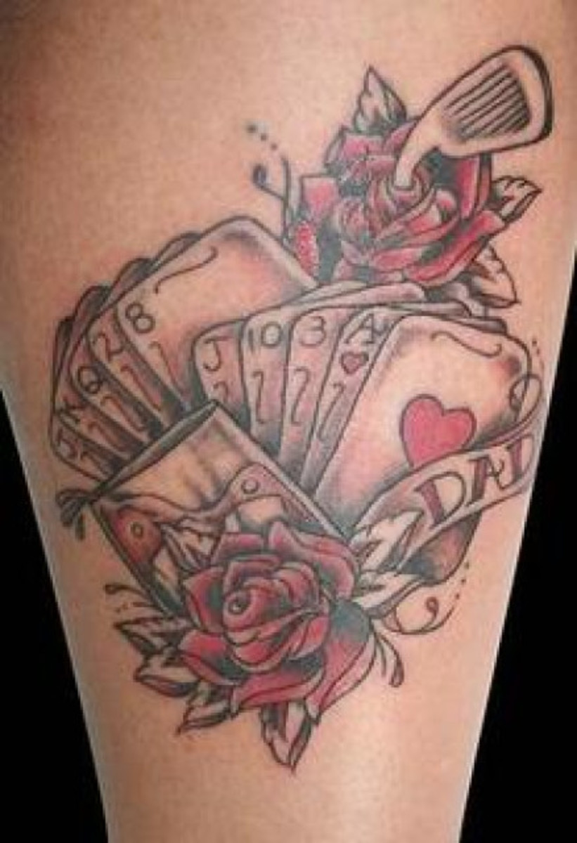Gambling, Card Tattoos HubPages