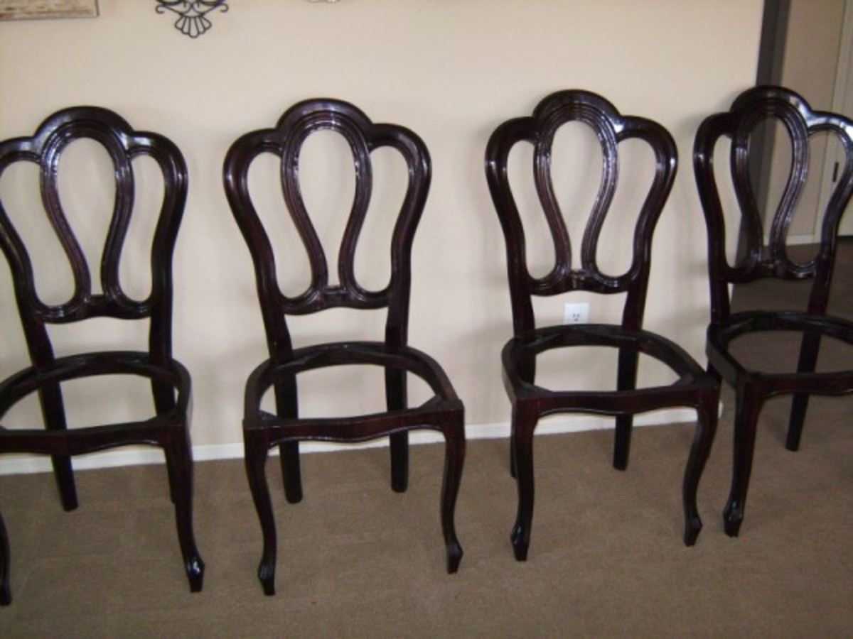 How to Reupholster and Refinish a Dining Room Chair HubPages
