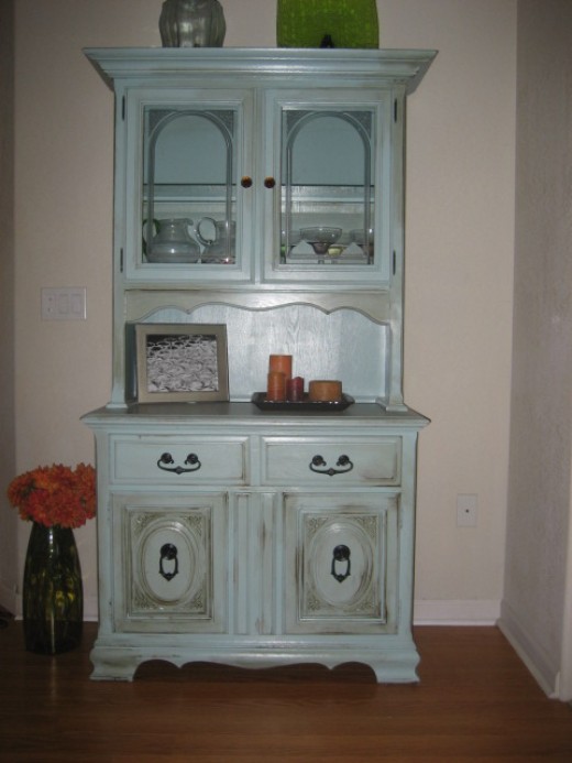 How to Paint and Distress a Hutch A Step by Step Guide to Painting
