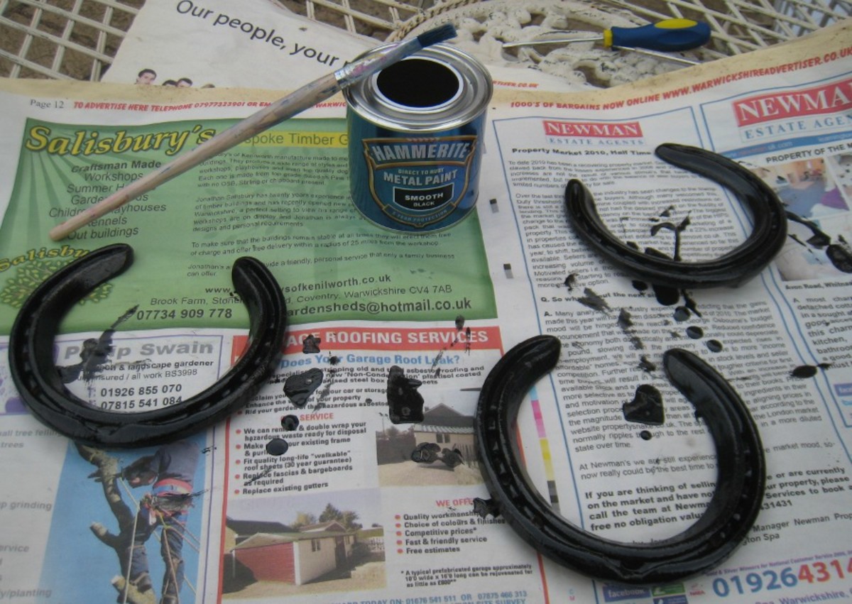 Painted Horseshoes How to Make a Great Handmade Decoration or Gift