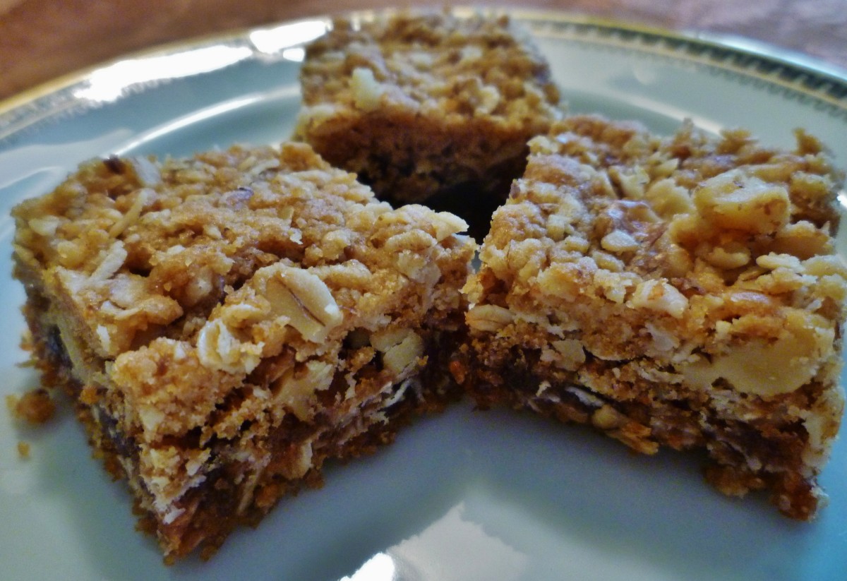 Oatmeal Bar Cookie Recipe with Dates and Nuts Family Memories plus Photos HubPages