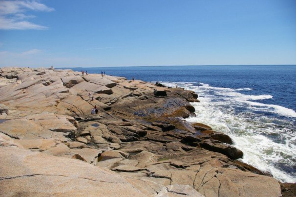 Peggy's Cove, Nova Scotia, Where Waves and Rocks Collide, Washed by