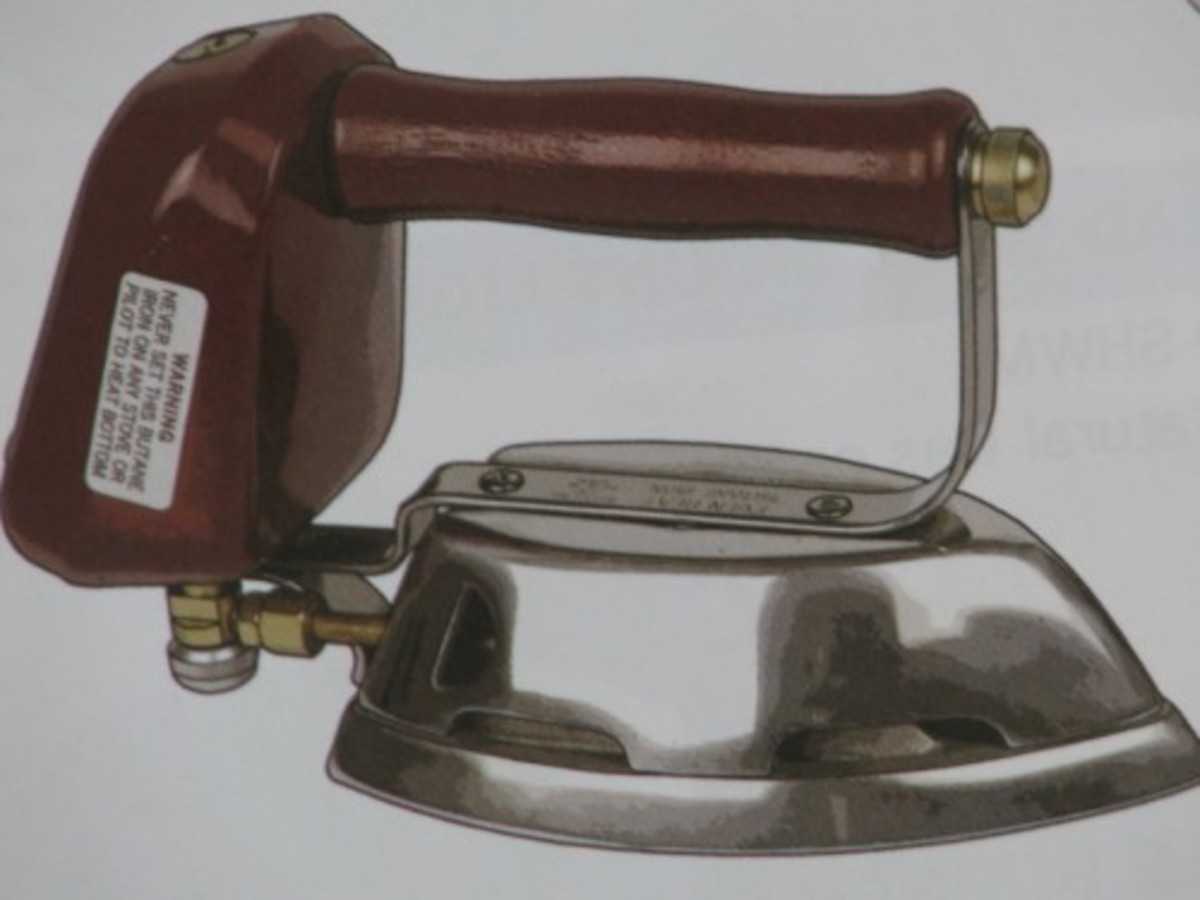 Sustainable Living Gasoline and Butane Clothes Irons are still in
