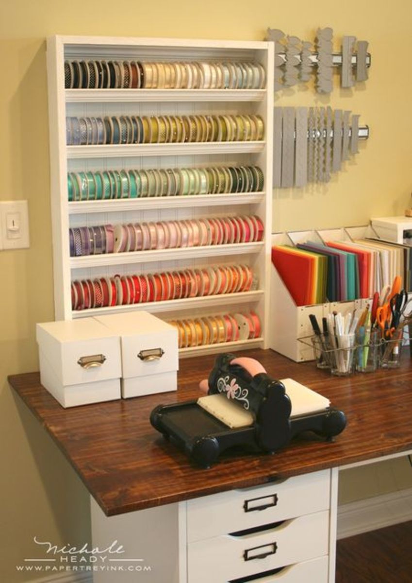 Ribbon Storage Solutions Craft Ideas for Boxes, Organizers, and More