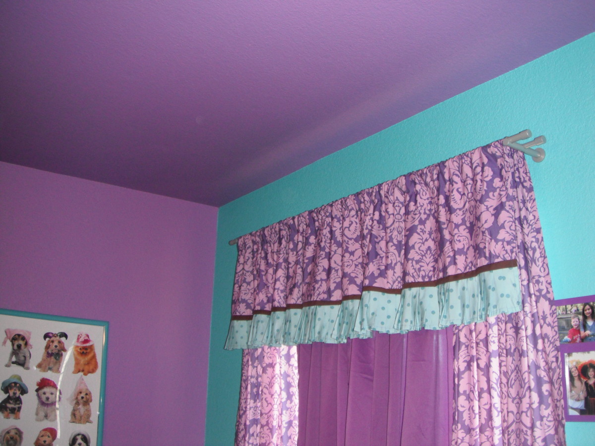 Purple Painting Ideas for a Girl's Room Dengarden