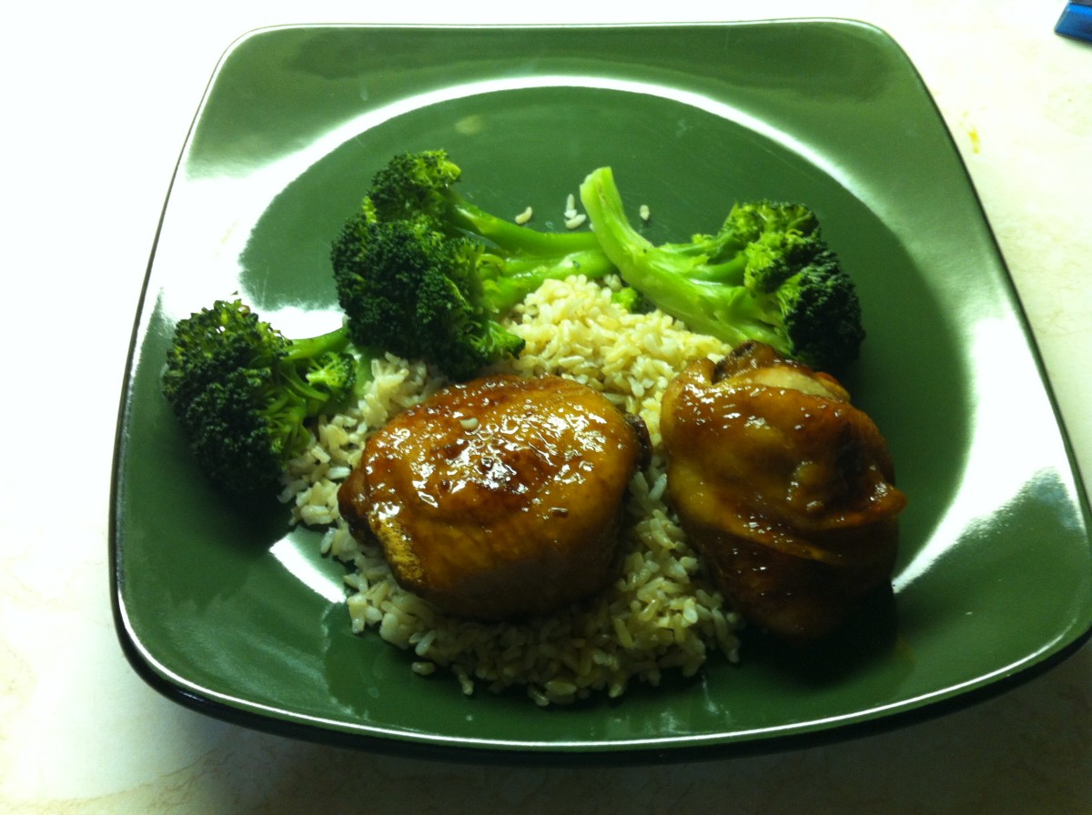 Honey Garlic Chicken Thighs Recipe Delishably
