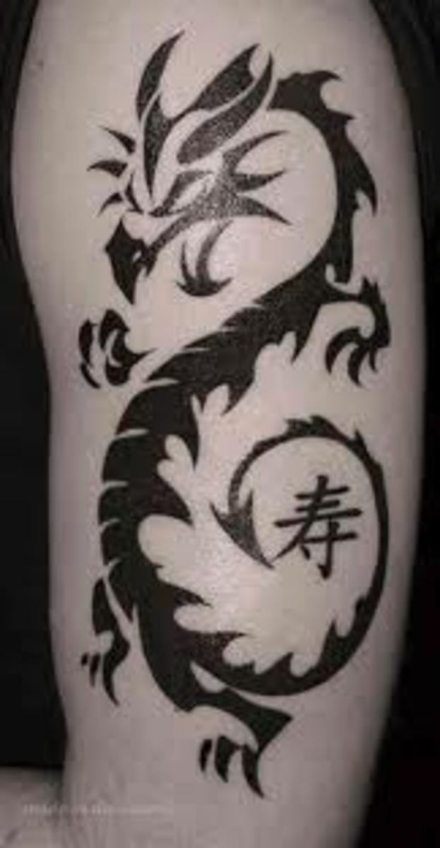 Tribal Dragon Tattoos And Meanings
