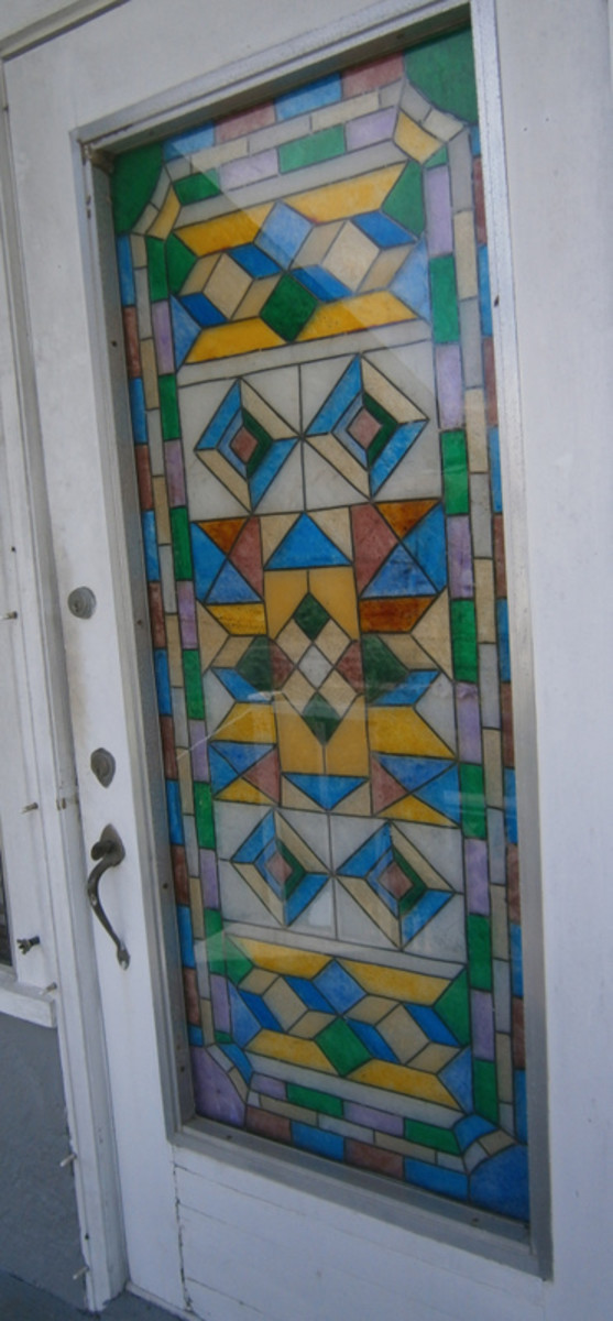 How To Faux Stained Glass Windows and Doors To Look Like The Real Thing