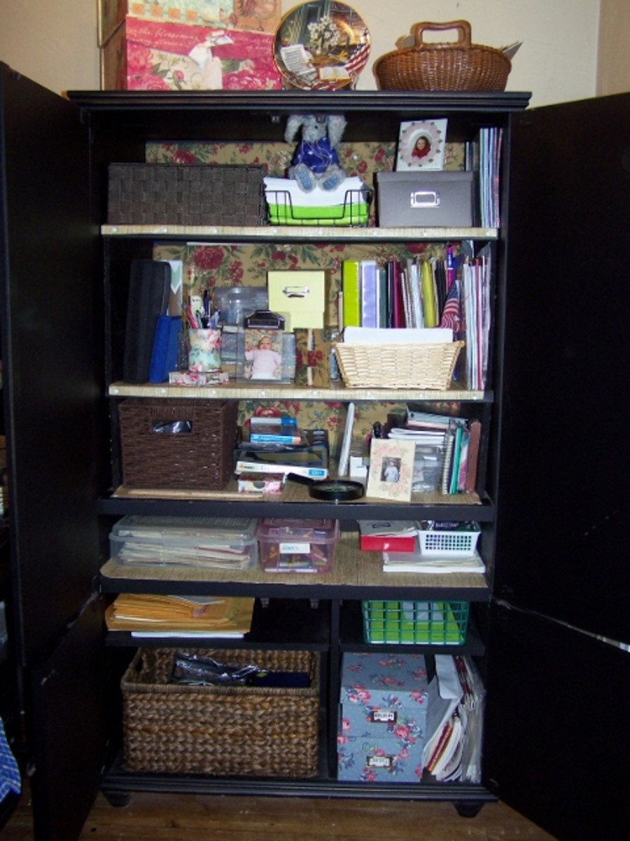 How To Recycle An Old Armoire or TV Repurpose Old Furniture