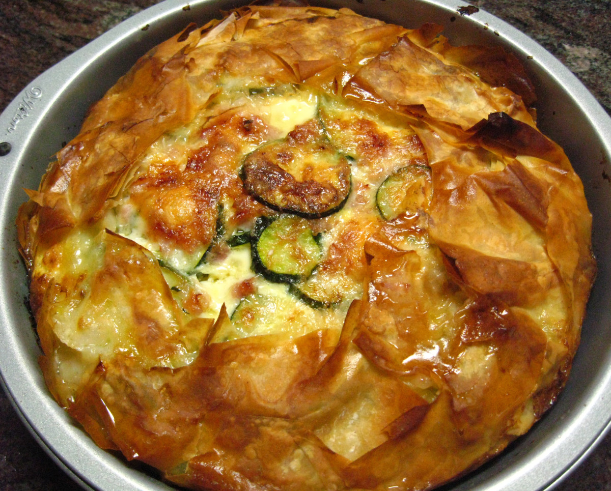 Zucchini, Cheese, and Ham Quiche Light & Tasty Recipe Delishably