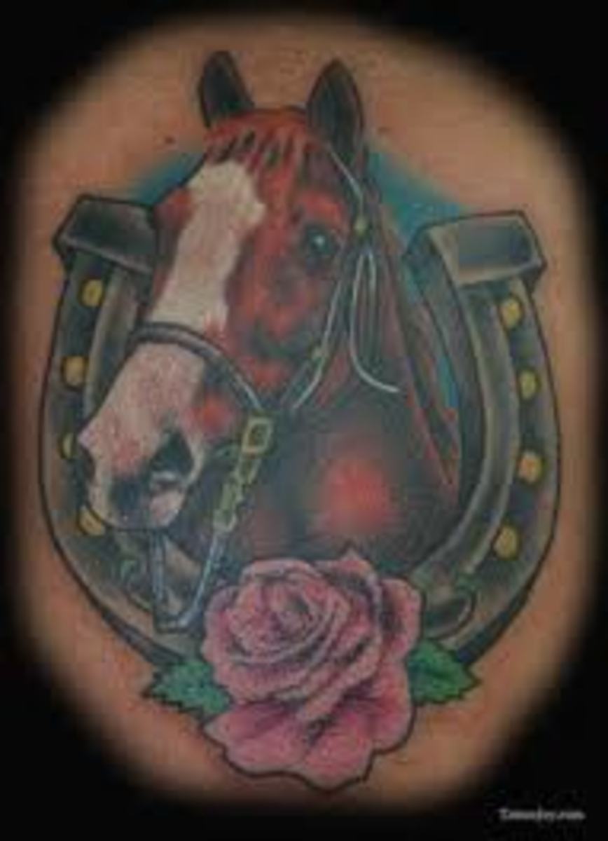 Horseshoe Tattoo Designs, Ideas, And Meanings; Horseshoe Tattoo