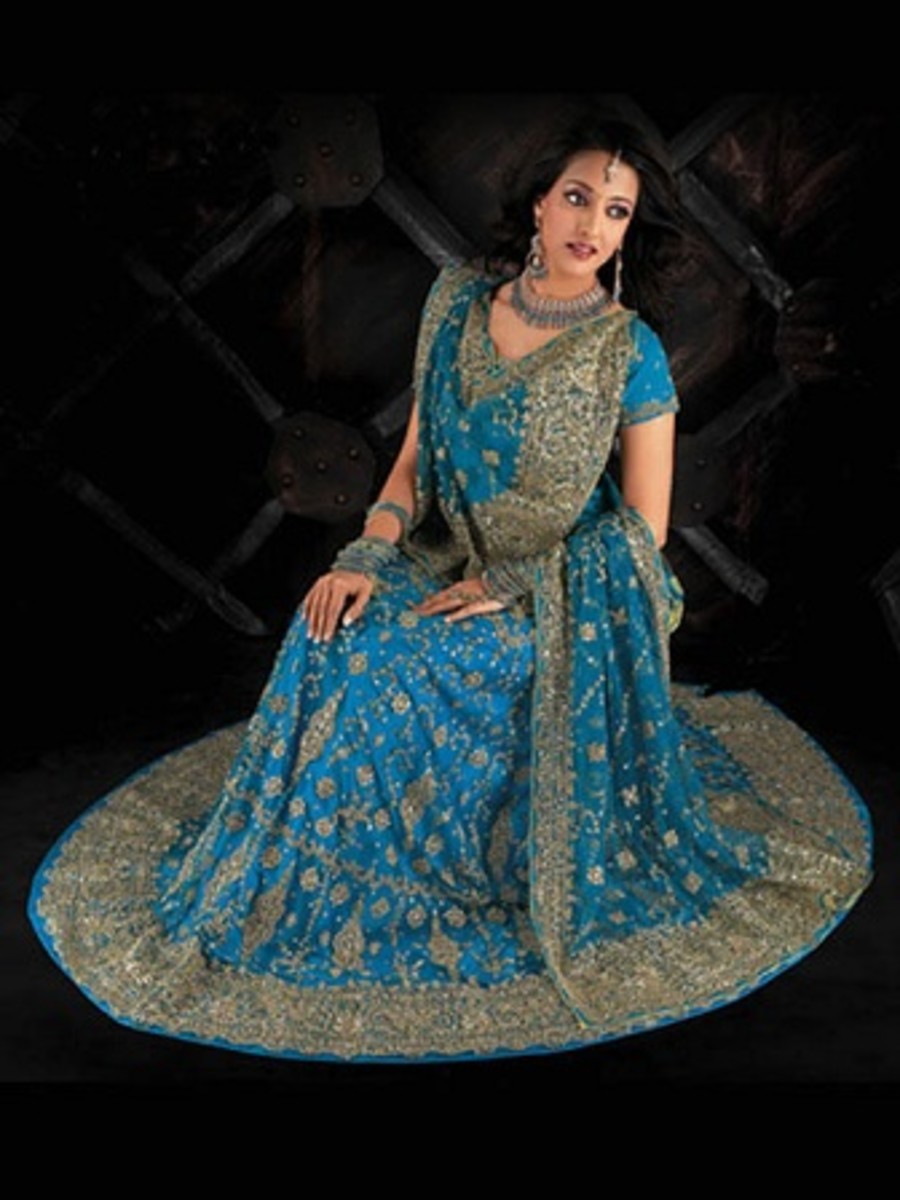 Photo Gallery of the Traditional Indian Dress, Lehenga Choli (Ghagra