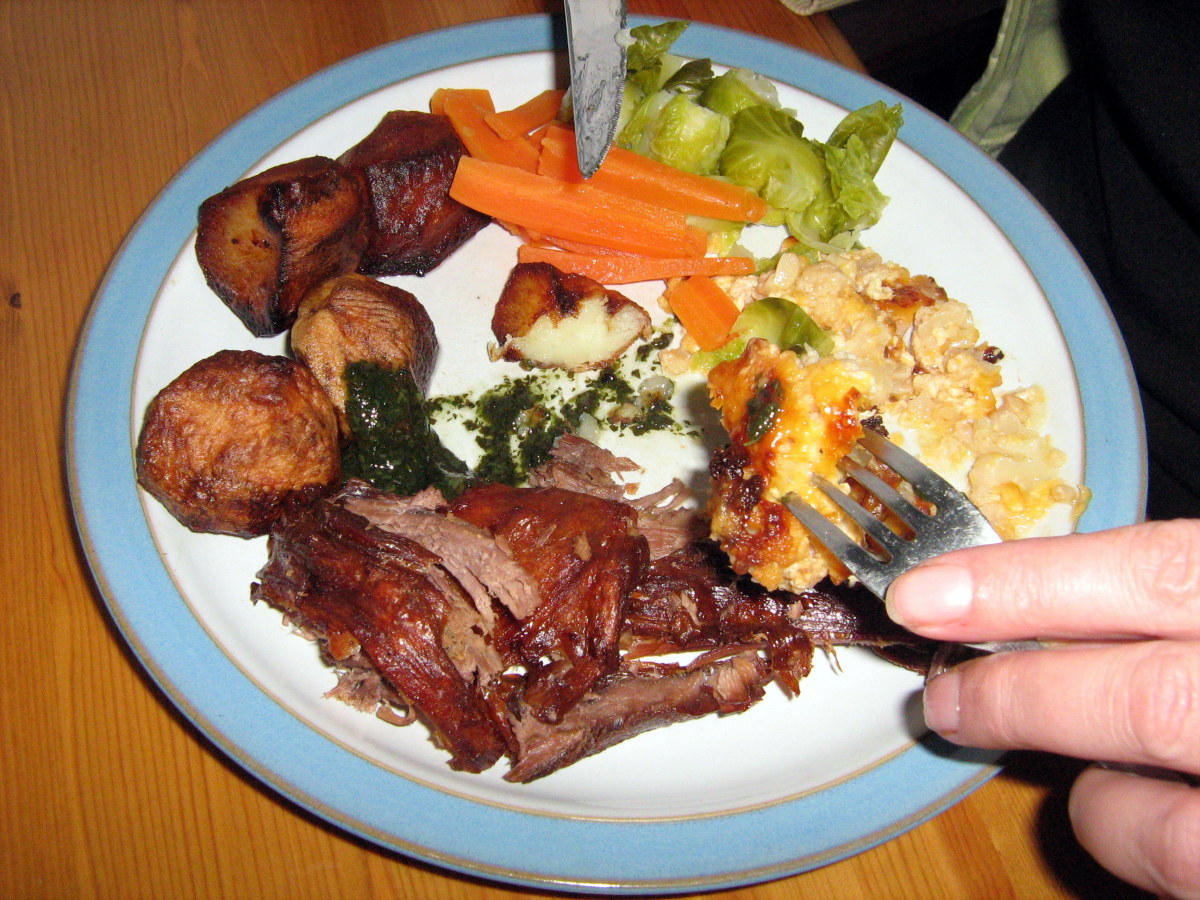 Recipe for a Roast Leg of Lamb Dinner Delishably