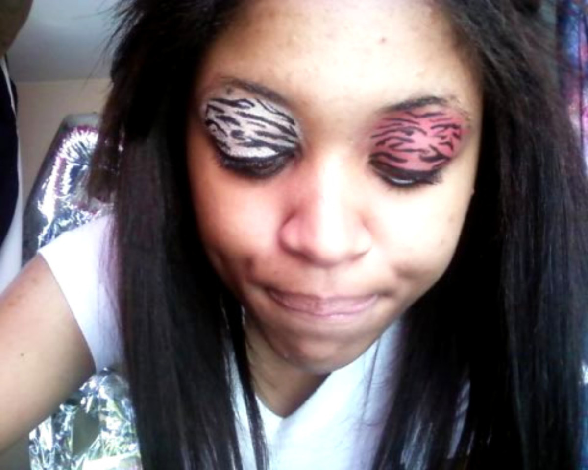 Diy Zebra Eye Makeup Mugeek Vidalondon