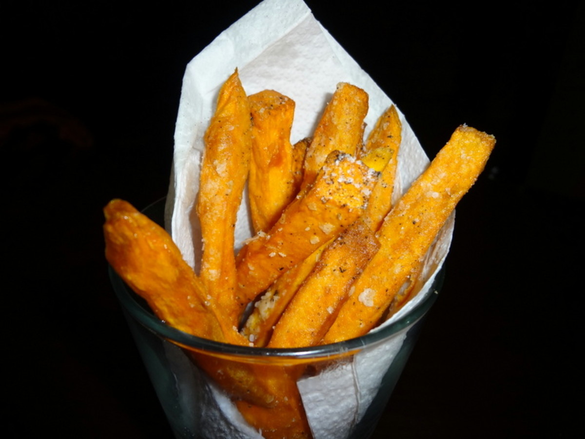 How to Make Crispy Sweet Potato Fries Delishably