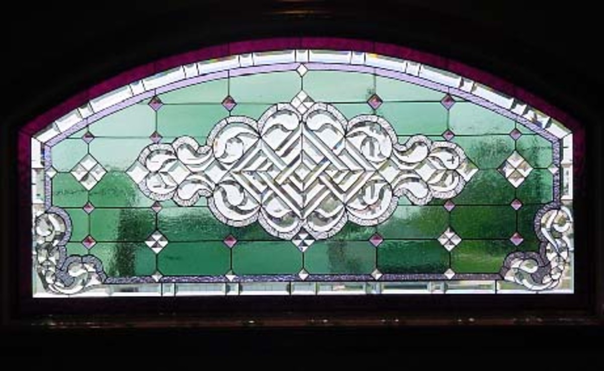 Home Improvement Ideas Leaded Glass Windows Transoms Kitchen Bath and
