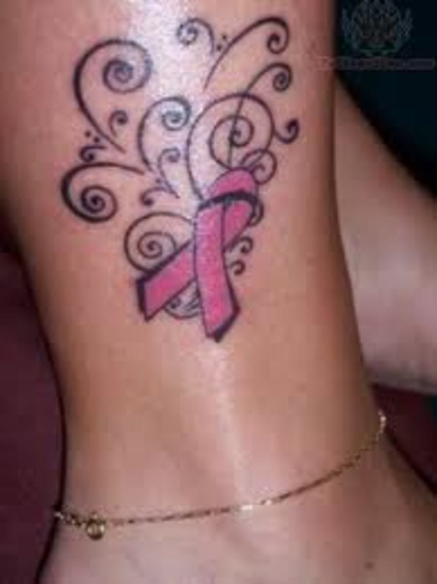 Pink Ribbon Tattoos And DesignsPink Ribbon Tattoo Meanings And Ideas