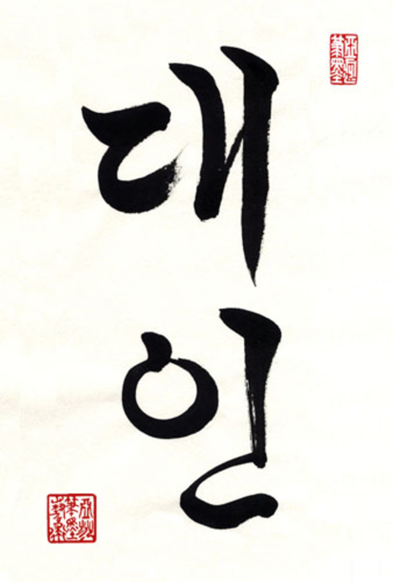 Korean Alphabet Chart HubPages