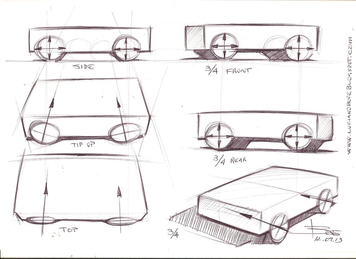 How to Draw a Simple Side View Car Sketch Basic Steps