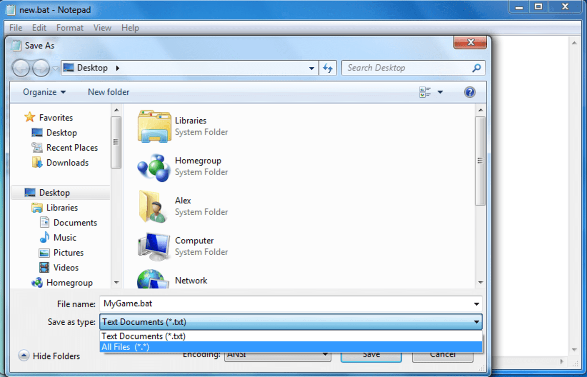 Creating a Game With Notepad Owlcation
