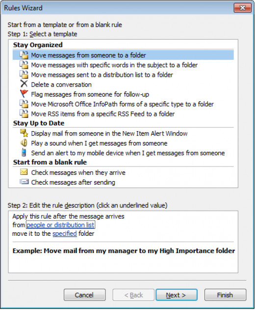 Using Rules to assist with Outlook 2007 housekeeping HubPages