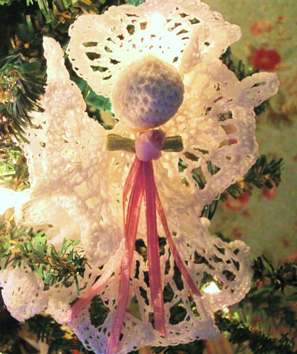Free Crochet Pattern Victorian Vintage Angel Christmas Ornament HubPages