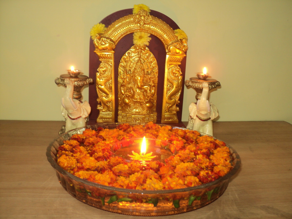 How to Light a Lamp/Deepam with Water and Oil HubPages