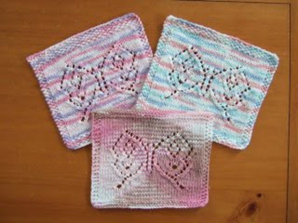 Knitting Dishcloths Free Patterns HubPages