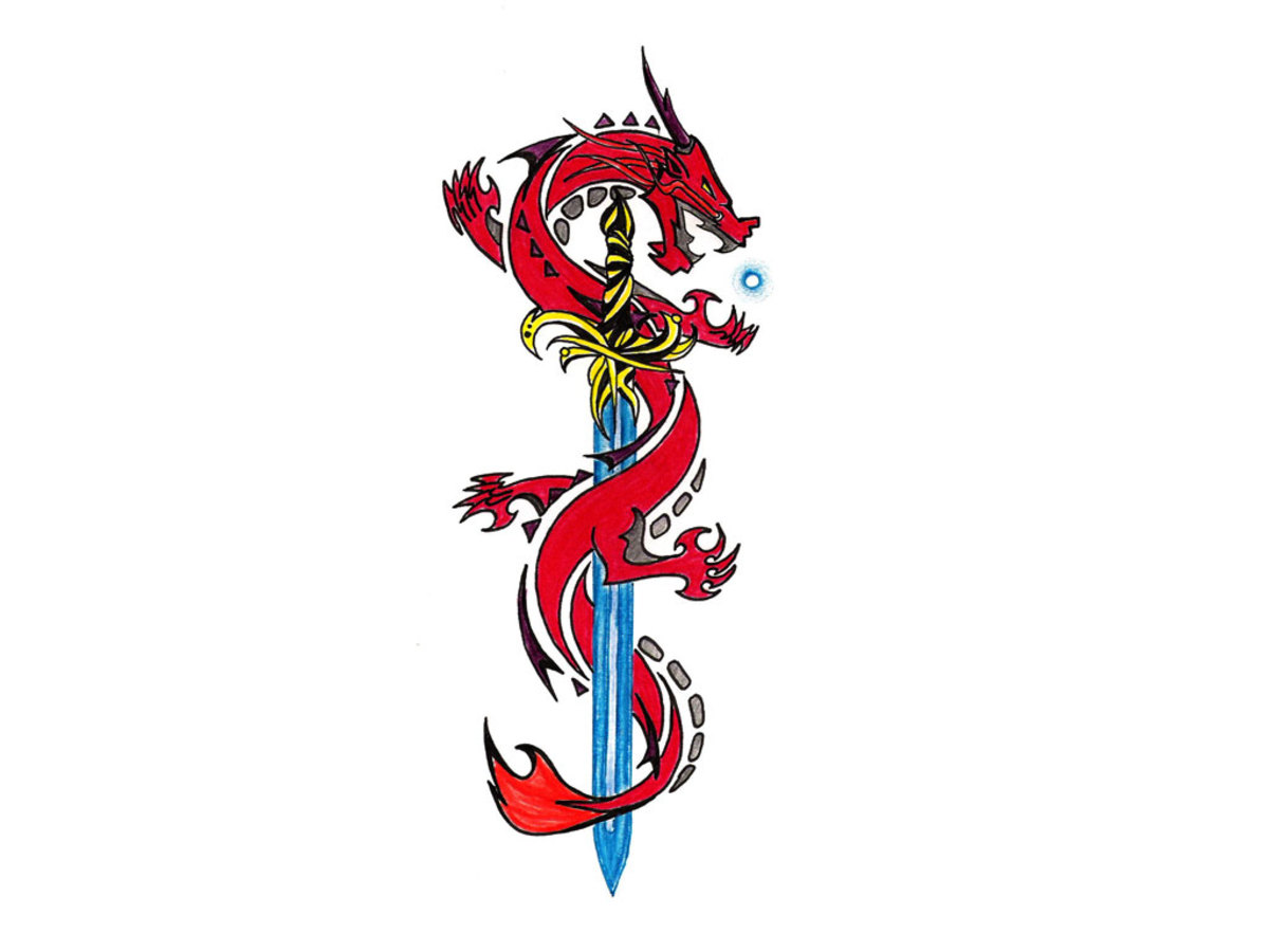Color Dragon Tattoo Designs With Pictures HubPages