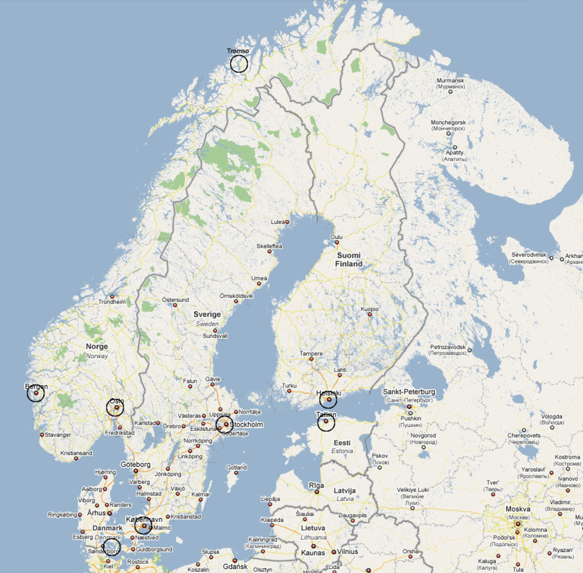 Scandinavian Peninsula On Map World War II The Arctic Convoys on The Murmansk Run HubPages
