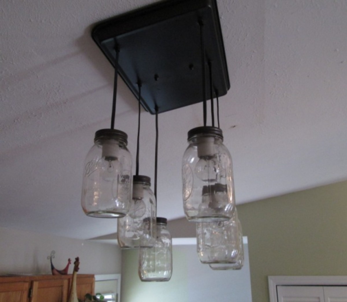 DIY Mason Jar Pendant Lights Dengarden