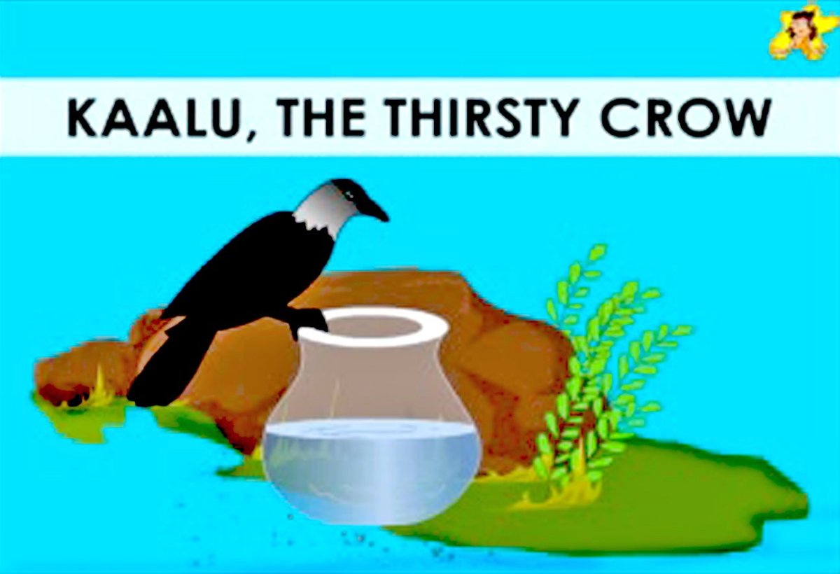 The Thirsty Crow A Moral Story (in English) With Pictures HubPages