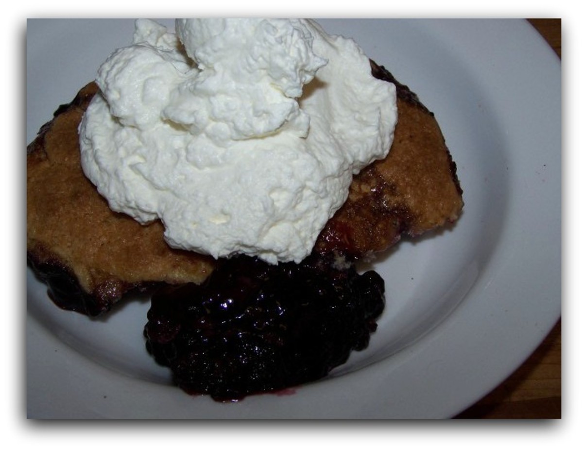 Cast Iron Skillet & Pan Recipes, Blackberry Cobbler and Bacon Wrapped